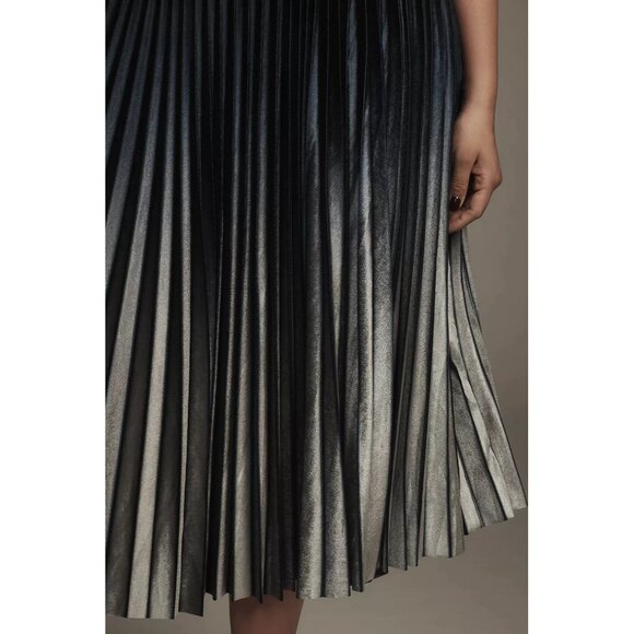 NWT Size LP - By Anthropologie Pleated Halter Midi Dress (NWT US$ 268) - Picture 10 of 16